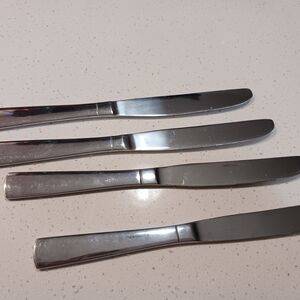 Oneida Stainless Steel Dinner Knives Set of 4